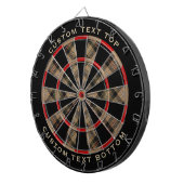 Clan MacKenzie Hunting Brown Tartan Dart Board Dartscheibe (Vorderseite rechts)