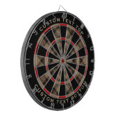 Clan MacKenzie Hunting Brown Tartan Dart Board Dartscheibe (Vorderseite Links)