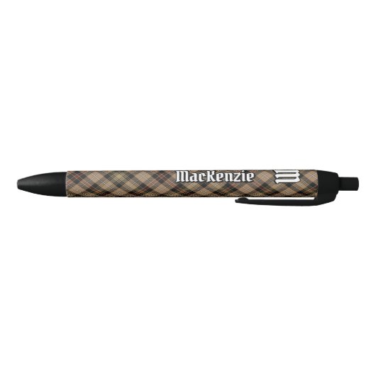 Clan MacKenzie Hunting Brown Tartan Ink Pen Kugelschreiber (Unterseite)