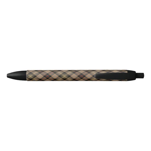 Clan MacKenzie Hunting Brown Tartan Ink Pen Kugelschreiber (Rückseite)