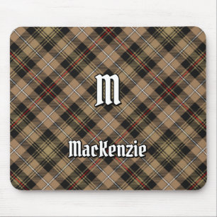 Clan MacKenzie Hunting Brown Tartan Mouse Pad Mousepad