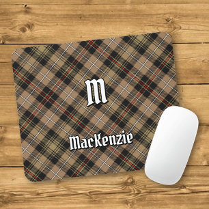 Clan MacKenzie Hunting Brown Tartan Mouse Pad Mousepad