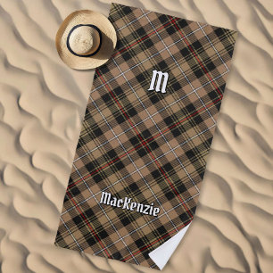 Clan MacKenzie Jagd Brown Tartan Strandtuch