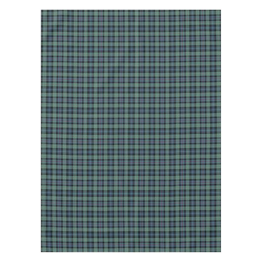 Clan Mackenzie Light Green Ancient Scottish Tartan Tischdecke (Vorderseite)