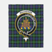 Clan MacKenzie Modern Tartan Kariert Fleecedecke (Vorderseite)
