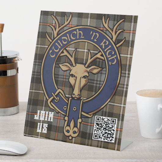 Clan Mackenzie Pedestal Sign Sockelschild (In Situ)