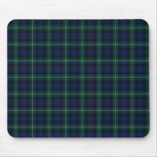 Clan Mackenzie Royal Blau und Waldgrün Tartan Mousepad