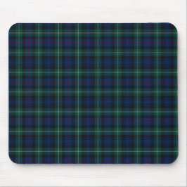 Clan Mackenzie Royal Blue und Forest Green Tartan Mousepad