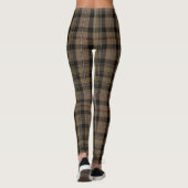 Clan Mackenzie Scottish Tartan Leggings Brown Gray (Rückseite)