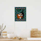 Clan MacKenzie Scottish Tartan Poster (Küche)