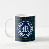 Clan MacKenzie Standard Tartan Monogramm Kaffeetasse (Links)