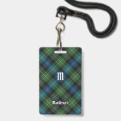 Clan MacKenzie Tartan Abzeichen Ausweis (Front with Lanyard)