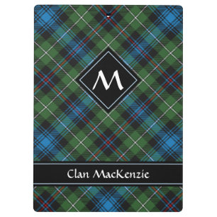 Clan MacKenzie Tartan Clipboard Klemmbrett