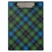 Clan MacKenzie Tartan Clipboard Klemmbrett (Vorderseite)