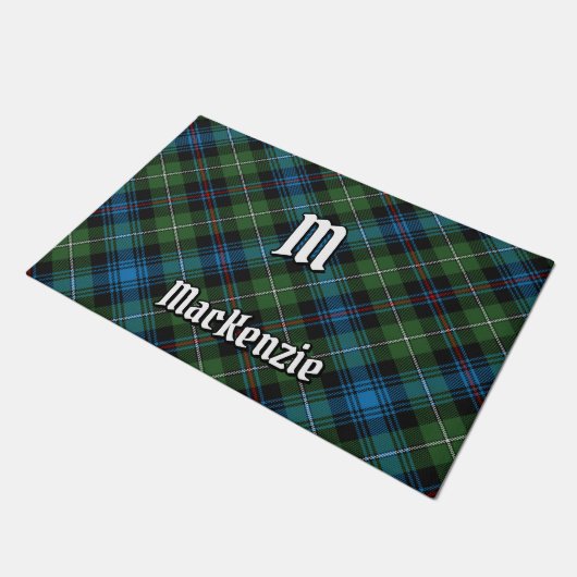 Clan MacKenzie Tartan Doormat Fußmatte (Schrägansicht)