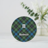 Clan MacKenzie Tartan Einladung (Stehend Vorderseite)