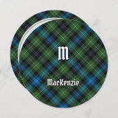 Clan MacKenzie Tartan Einladung (Vorne/Hinten)
