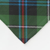 Clan MacKenzie Tartan Fleece Blanket (Ecke)
