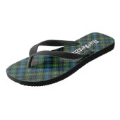 Clan MacKenzie Tartan Flip Flops Badesandalen (Schrägansicht)