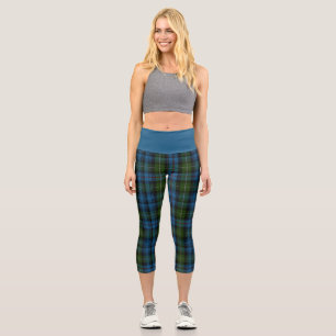 Clan Mackenzie Tartan Kariert Capri Leggings