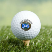 Clan MacKenzie Tartan Knot & Flag Golfball (Insitu T-Shirt)