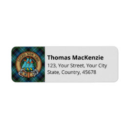 Clan MacKenzie Tartan Label