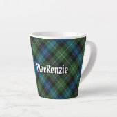 Clan MacKenzie Tartan Latte Tasse (Rechte Ecke)
