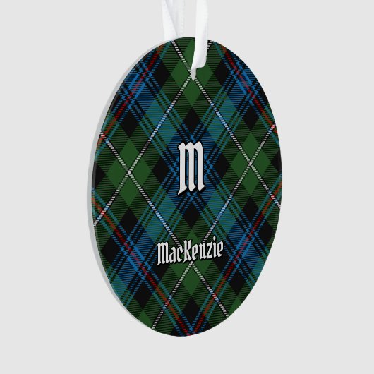 Clan MacKenzie Tartan Ornament (Vorderseite)