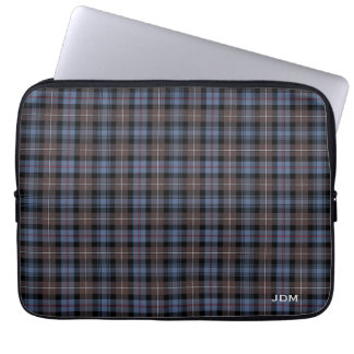 Clan Mackenzie Tartan Reproduction Kariert Monogra Laptopschutzhülle