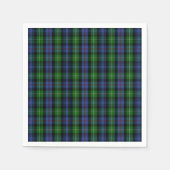 Clan MacKenzie Tartan Serviette (Vorderseite)