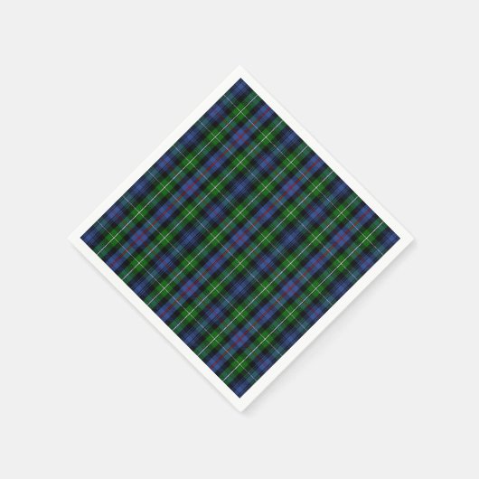 Clan MacKenzie Tartan Serviette (Ecke)
