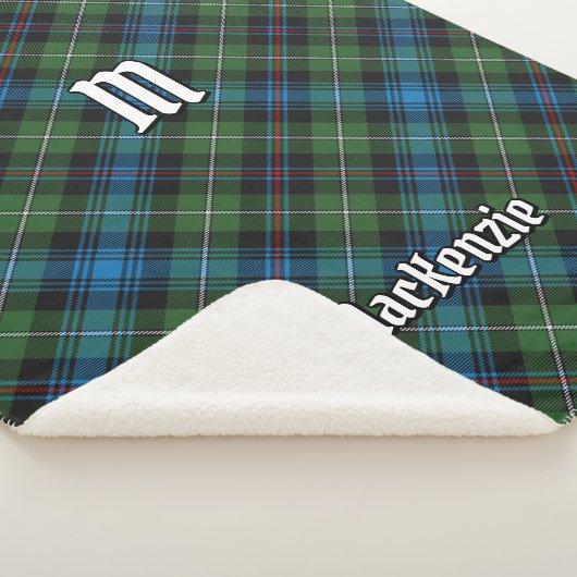 Clan MacKenzie Tartan Sherpa Blanket Sherpadecke (3/4)