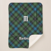 Clan MacKenzie Tartan Sherpa Blanket Sherpadecke (Vorderseite)