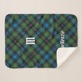 Clan MacKenzie Tartan Sherpa Blanket Sherpadecke (Vorderseite (Horizontal))