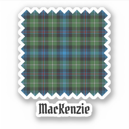 Clan MacKenzie Tartan Sticker (Vorderseite)