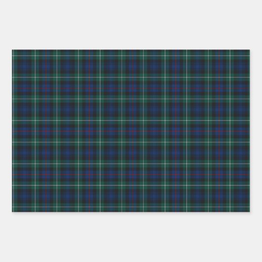 Clan Mackenzie Tartan Variationen Geschenkpapier Set (Vorderseite)