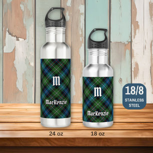 Clan MacKenzie Tartan Wasserflasche aus Edelstahl Edelstahlflasche