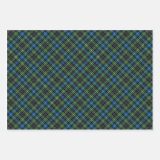 Clan MacKenzie Tartan Wrapping Paper Sheets Geschenkpapier Set (Vorderseite 3)