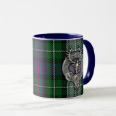 Clan MacKenzie Wappen & Dress Tartan Tasse (VorderseiteRechts)