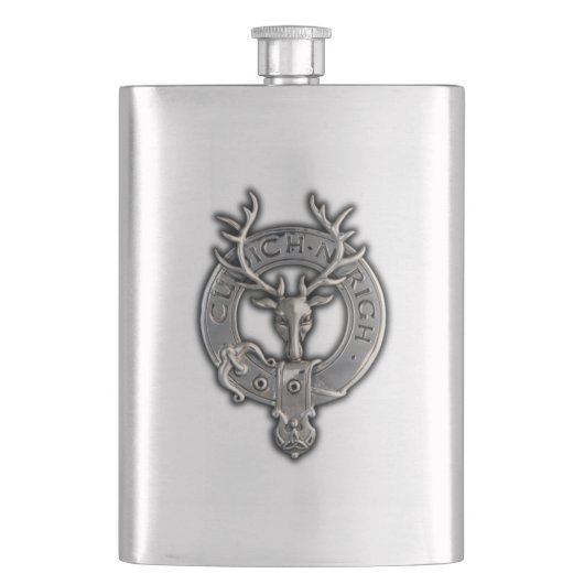 Clan MacKenzie Wappen Flachmann (Vorderseite)