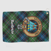 Clan MacKenzie Wappen Golfhandtuch (Horizontal)