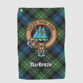 Clan MacKenzie Wappen Golfhandtuch (Vorderseite)