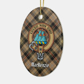 Clan MacKenzie Wappen Keramik Keramik Ornament (Links)