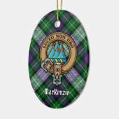 Clan MacKenzie Wappen Keramik Ornament (Links)