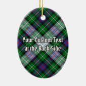 Clan MacKenzie Wappen Keramik Ornament (Hinten)