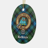 Clan MacKenzie Wappen Keramik Ornament (Links)