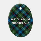 Clan MacKenzie Wappen Keramik Ornament (Hinten)