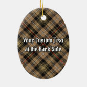 Clan MacKenzie Wappen Keramik Ornament (Hinten)