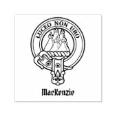 Clan MacKenzie Wappen Selbstfarbige Briefmarke Permastempel (Design)