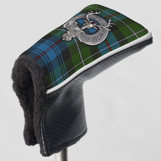 Clan MacKenzie Wappen & Tartan Golf Headcover (3/4 Vorderseite)